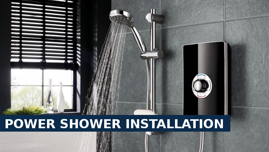 Power shower installation Purfleet